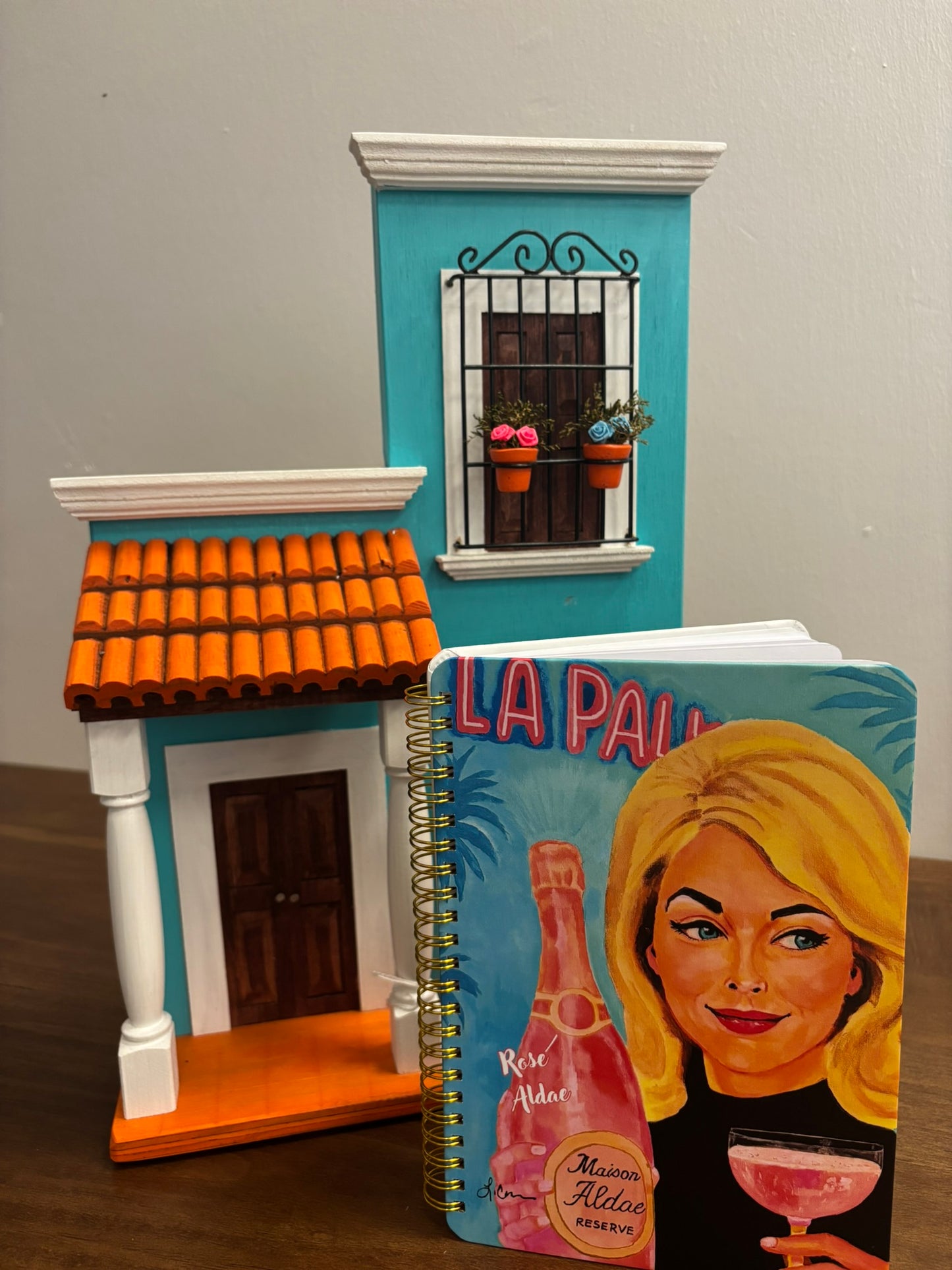 Notebook Rosé Aldae – 60s Retro Art Journal