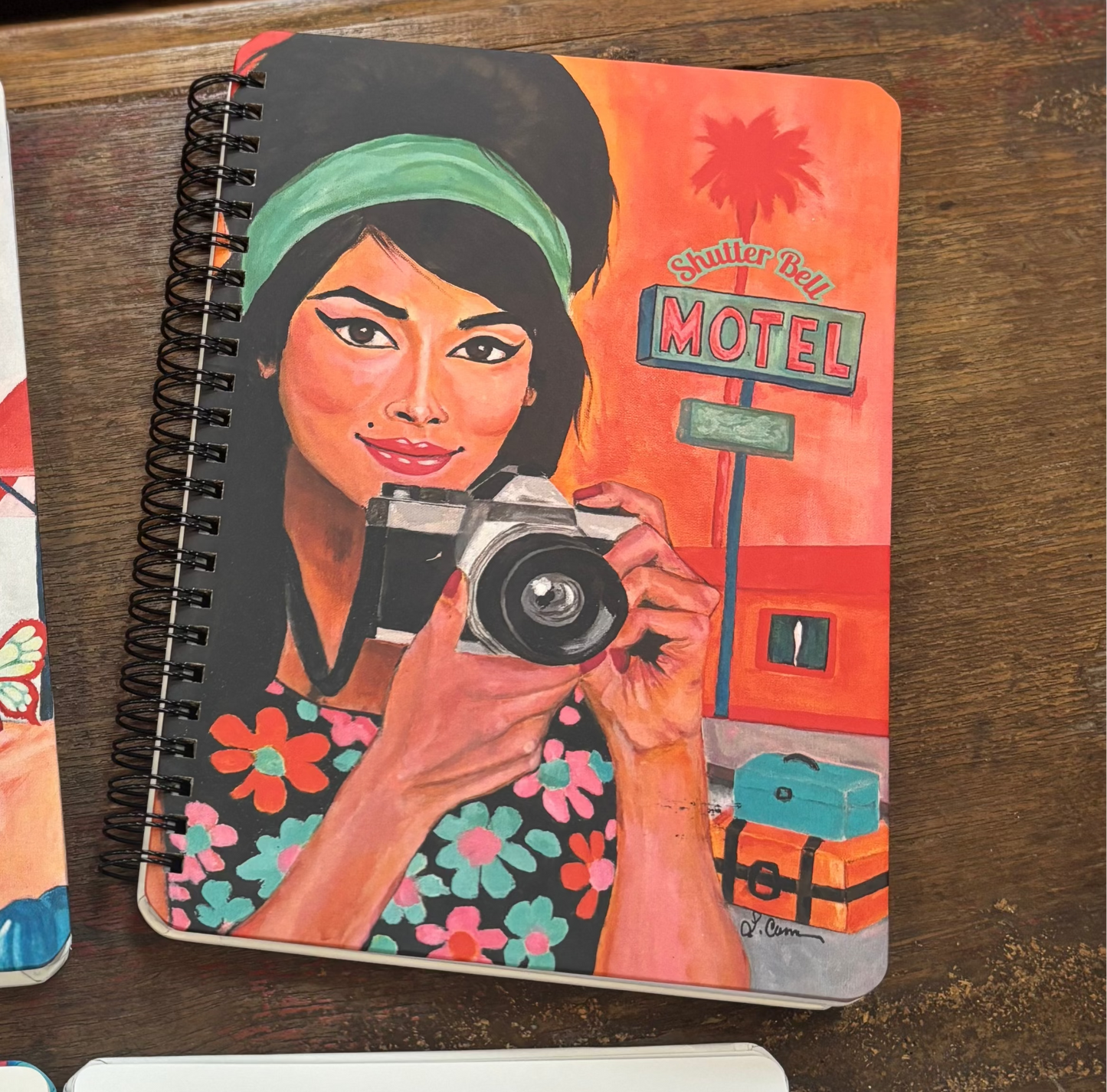 Shutter Bell  art notebooks  colorful retro-inspired 60s Charmers collection photo 
